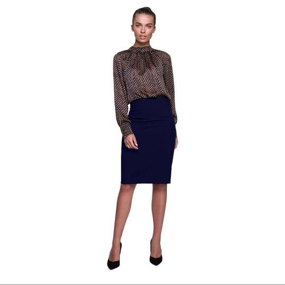 Nwt POLO by Ralph Lauren Aviator Navy Pencil Skirt Size XS - Picture 1 of 5